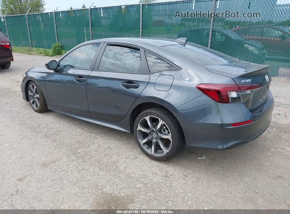 2HGFE4F8XSH355516 2025 HONDA CIVIC HYBRID Gray უკანა მარცხენა