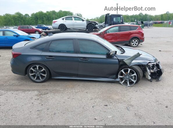 2HGFE4F8XSH355516 2025 HONDA CIVIC HYBRID Gray უკანა სალონის ხედი
