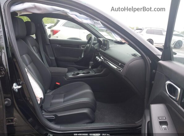 2HGFE4F8XTH330102 2026 HONDA CIVIC Black Front interior view
