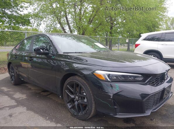 2HGFE4F8XTH330102 2026 HONDA CIVIC Black Front view