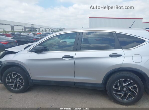 2HKRM3H46GH530958 2016 HONDA CR-V Silver Widok wnętrza z tyłu
