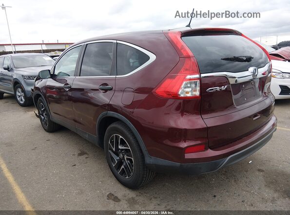 2HKRM4H41GH679462 2016 HONDA CR-V Maroon Tył lewy