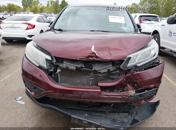 2HKRM4H41GH679462 2016 HONDA CR-V Maroon Widok z przodu