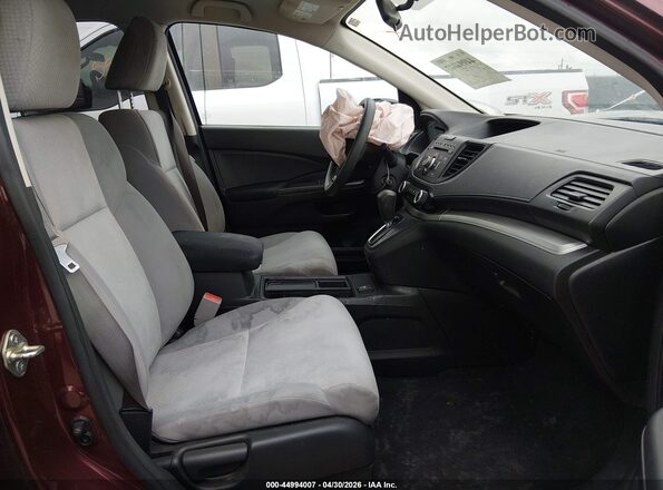 2HKRM4H41GH679462 2016 HONDA CR-V Maroon Widok wnętrza z przodu