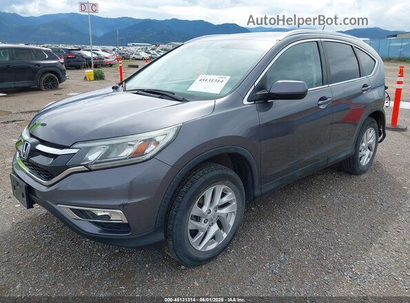 2HKRM4H71GH721753 2016 HONDA CR-V Gray Առջևի ձախ երեք քառորդ տեսարան