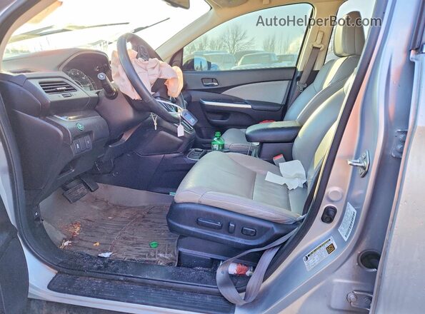 2HKRM4H76GH703975 2016 HONDA CR-V Серебряный Вид салона спереди