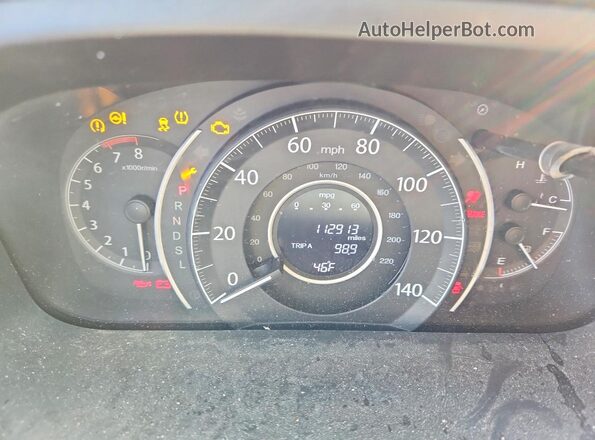 2HKRM4H76GH703975 2016 HONDA CR-V Серебряный Вид щитка приборов