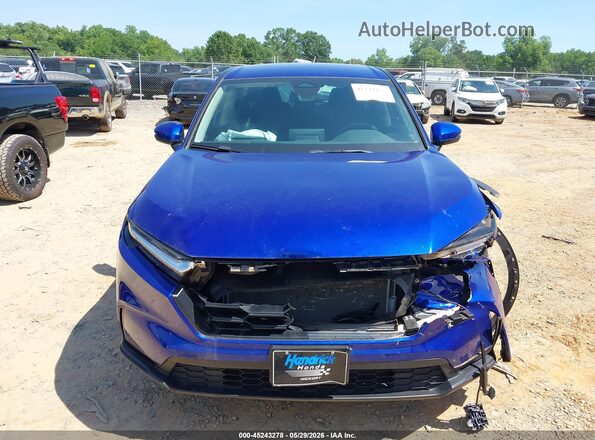 2HKRS3H2XRH314456 2024 HONDA CR-V Blue Instrument cluster view