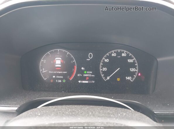 2HKRS3H45PH302584 2023 HONDA CR-V White Vista de los asientos traseros