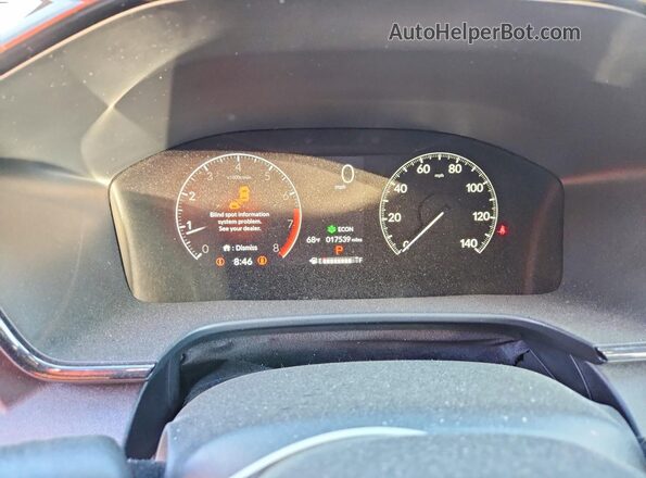 2HKRS4H49RH484010 2024 HONDA CR-V White Vista del cuadro de instrumentos