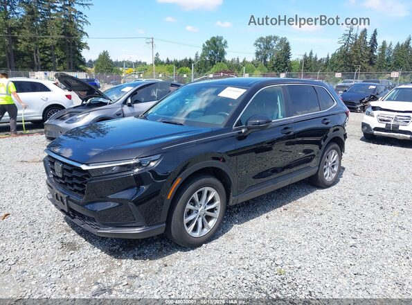 2HKRS4H75RH414675 2024 HONDA CR-V Black Առջևի ձախ երեք քառորդ տեսարան