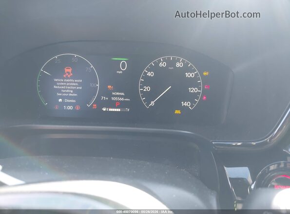 2HKRS6H90PH807316 2023 HONDA CR-V HYBRID Gray Widok tylnych siedzeń