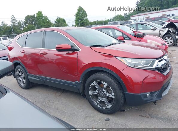 2HKRW1H80HH502897 2017 HONDA CR-V Red Սարքավորումների վահանակի տեսք