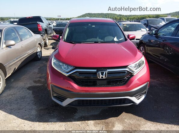 2HKRW1H80MH406293 2021 HONDA CR-V Red ხელსაწყოთა პანელის ხედი