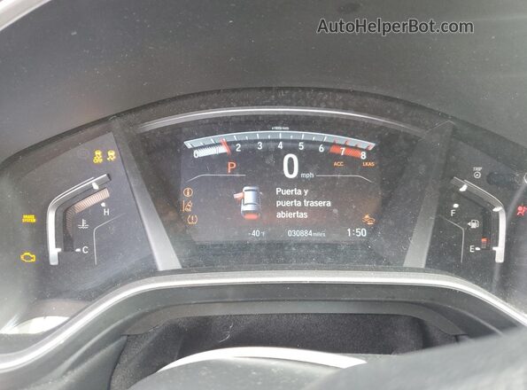 2HKRW2H50LH647622 2020 HONDA CR-V Gray ხელსაწყოთა პანელის ხედი
