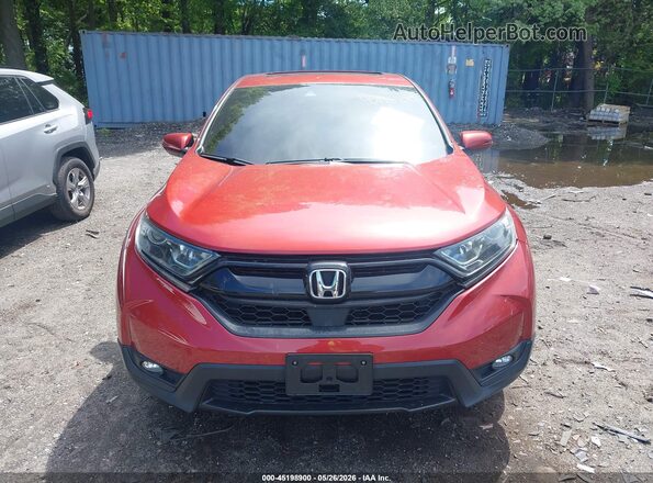 2HKRW2H51KH643285 2019 HONDA CR-V Orange Instrument cluster view