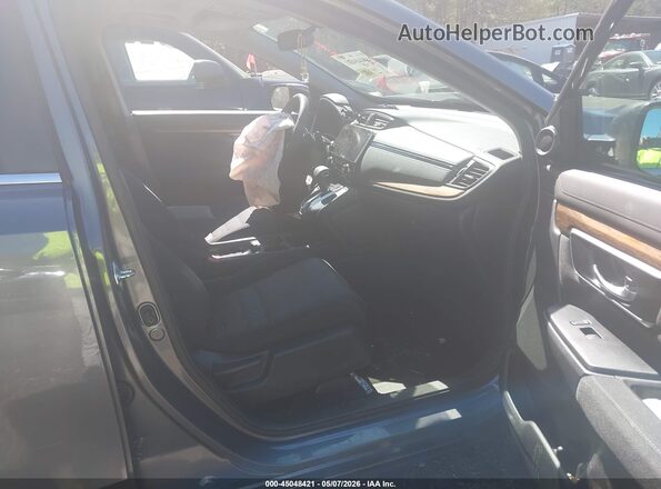 2HKRW2H52JH697466 2018 HONDA CR-V Blue Вид салону спереду