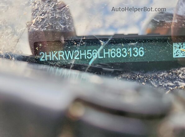 2HKRW2H56LH683136 2020 HONDA CR-V Белый Панорамный вид салона 360°