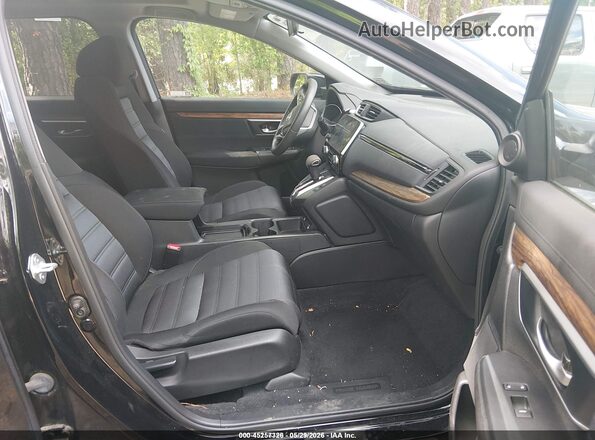 2HKRW2H58NH607727 2022 HONDA CR-V Черный Вид салона спереди
