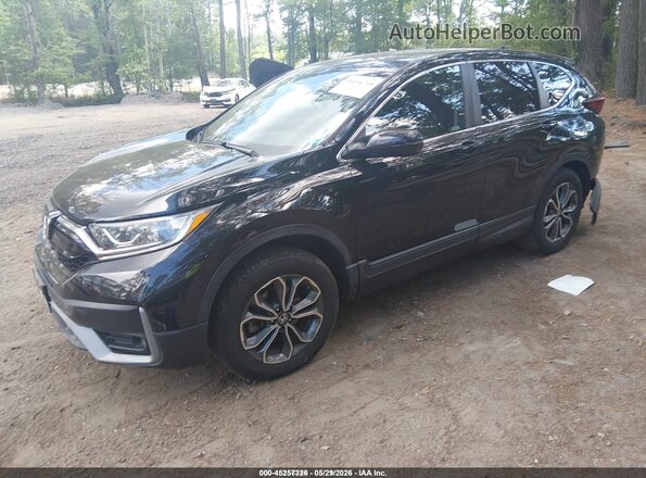 2HKRW2H58NH607727 2022 HONDA CR-V Черный Передняя левая четверть