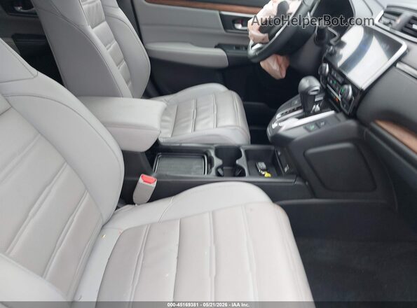 2HKRW2H82LH661483 2020 HONDA CR-V Gray Widok wnętrza z przodu
