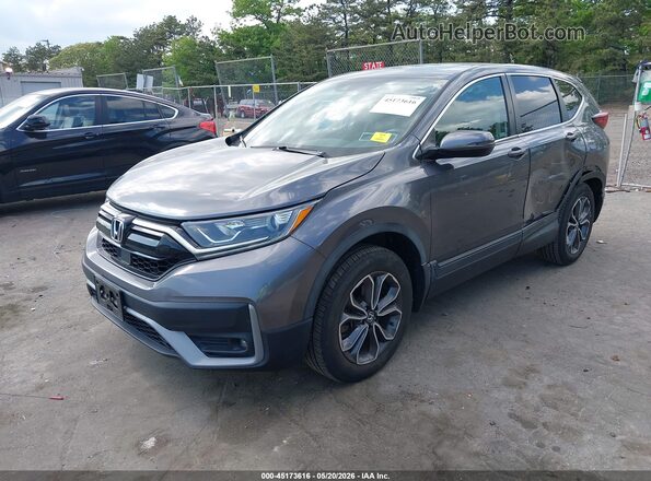 2HKRW2H82MH645673 2021 HONDA CR-V Gray Առջևի ձախ երեք քառորդ տեսարան
