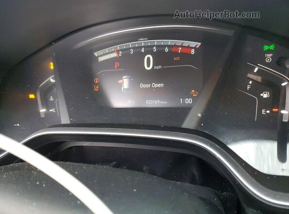2HKRW2H89KH645005 2019 HONDA CR-V Gray Widok zestawu wskaźników