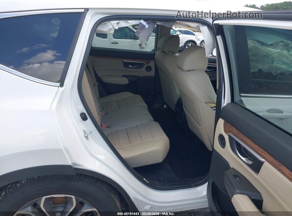 2HKRW2H89NH661659 2022 HONDA CR-V White Widok naklejki z numerem VIN