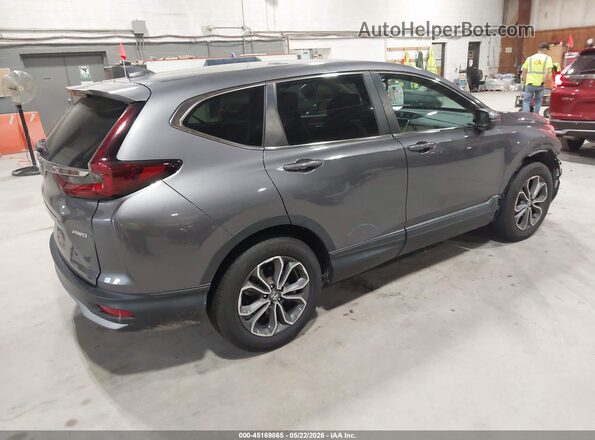 2HKRW2H8XMH667968 2021 HONDA CR-V Gray Trasero derecho