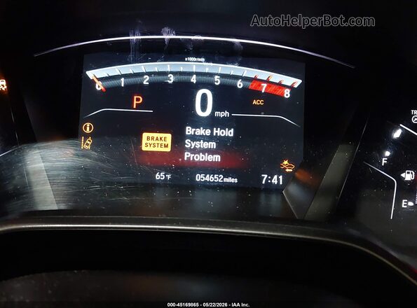 2HKRW2H8XMH667968 2021 HONDA CR-V Gray Vista de los asientos traseros