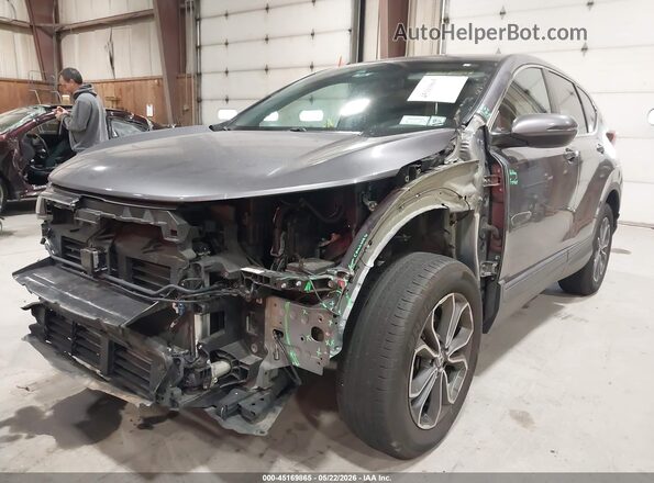 2HKRW2H8XMH667968 2021 HONDA CR-V Gray Vista frontal