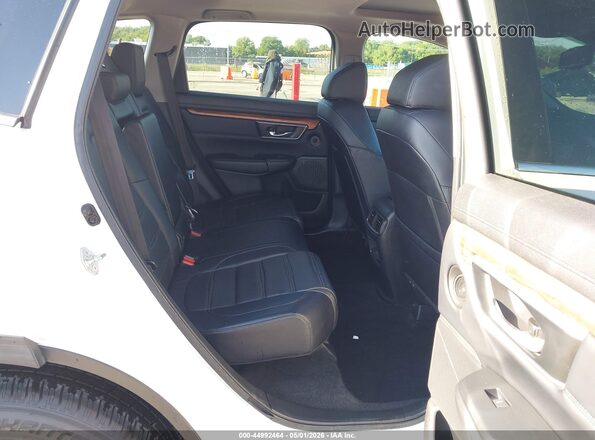 2HKRW2H93JH664494 2018 HONDA CR-V White Widok naklejki z numerem VIN