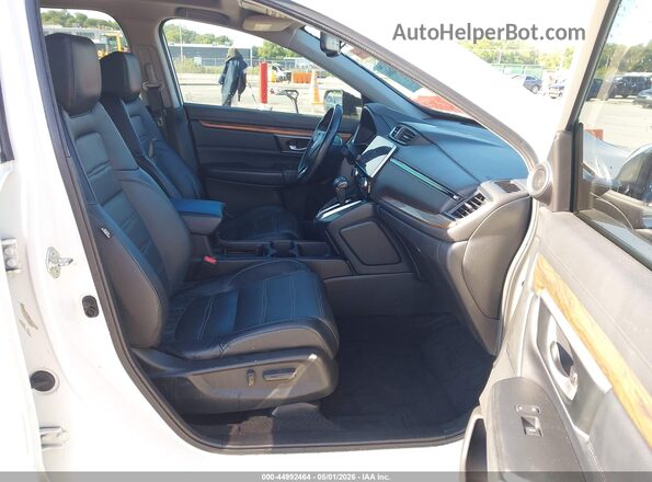 2HKRW2H93JH664494 2018 HONDA CR-V White Widok wnętrza z przodu