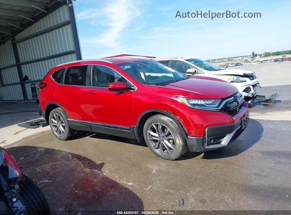 2HKRW2H93MH614893 2021 HONDA CR-V Red Widok wnętrza z tyłu