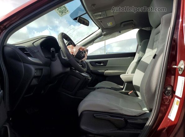 2HKRW5H3XKH414331 2019 HONDA CR-V Бордовый Вид салона спереди