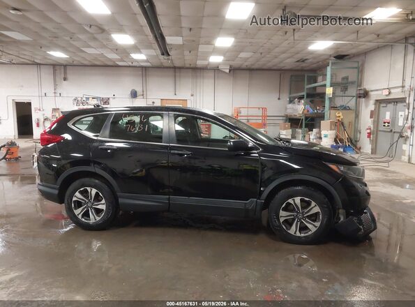 2HKRW6H35JH220925 2018 HONDA CR-V Black Widok wnętrza z tyłu