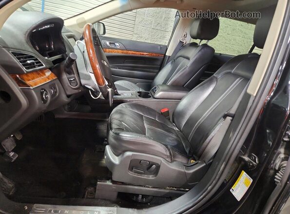 2LMHJ5AT0KBL01648 2019 LINCOLN MKT Black Widok wnętrza z przodu