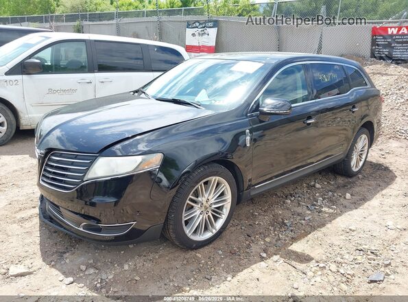 2LMHJ5AT1KBL03411 2019 LINCOLN MKT Black წინა მარცხენა ხედი სამი მეოთხედიდან