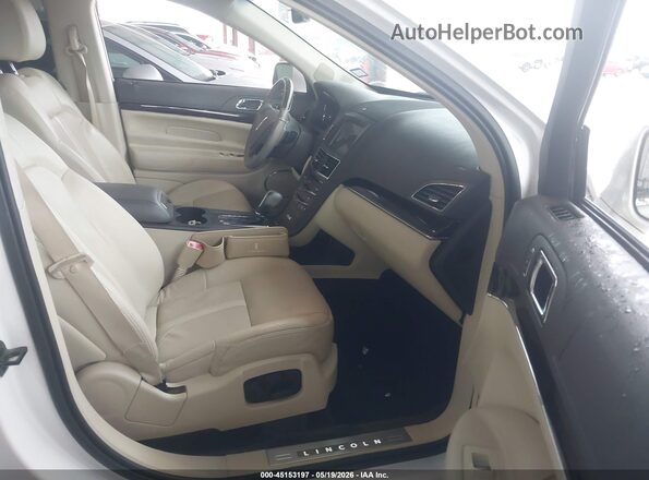 2LMHJ5ATXKBL00118 2019 LINCOLN MKT White Սալոնի դիմացի տեսք