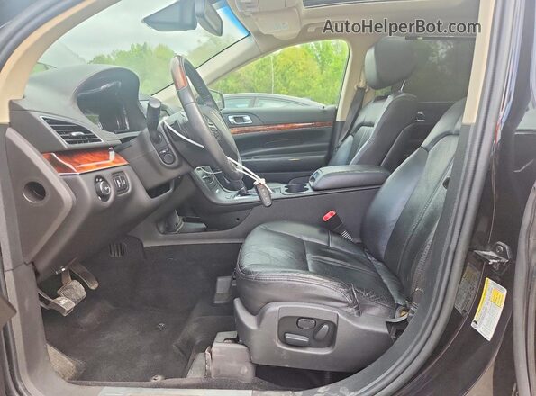 2LMHJ5ATXKBL04217 2019 LINCOLN MKT Black წინა სალონის ხედი