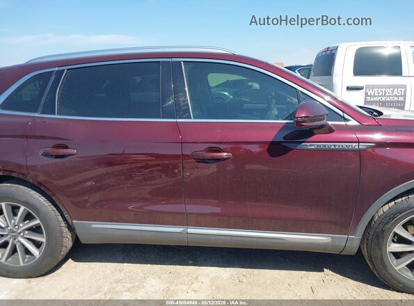 2LMPJ6J96NBL10459 2022 LINCOLN NAUTILUS Maroon Widok wnętrza 360 stopni