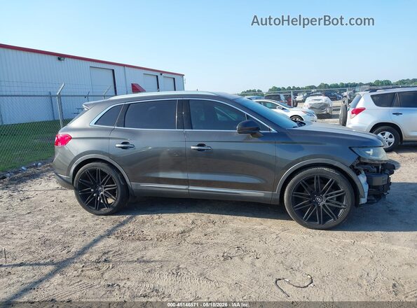 2LMPJ6JR1HBL13838 2017 LINCOLN MKX Gray Rear interior view