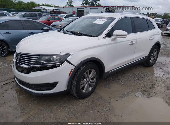 2LMPJ6JR9HBL25381 2017 LINCOLN MKX White Передня ліва чверть