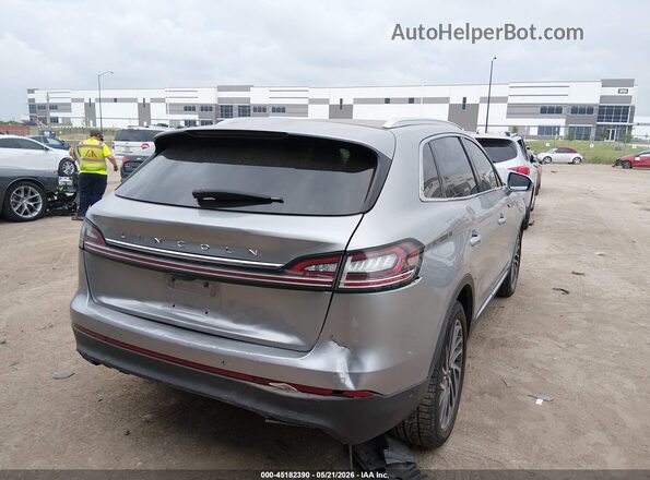 2LMPJ6K94LBL34626 2020 LINCOLN NAUTILUS Gray Trasero derecho