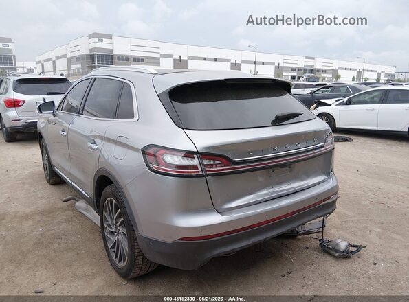 2LMPJ6K94LBL34626 2020 LINCOLN NAUTILUS Gray Trasero izquierdo