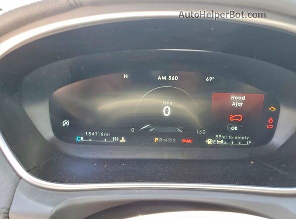 2LMPJ6L91KBL42485 2019 LINCOLN NAUTILUS Brown Вид щитка приладів