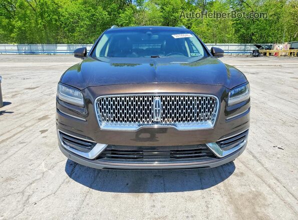 2LMPJ6L91KBL42485 2019 LINCOLN NAUTILUS Brown Вид спереду