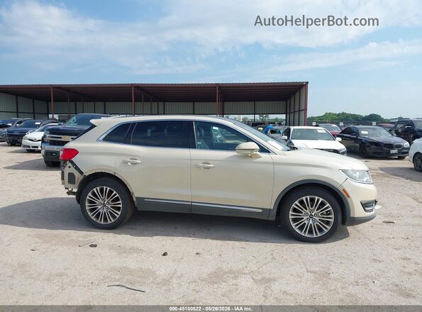2LMPJ6LP6JBL30684 2018 LINCOLN MKX Beige უკანა სალონის ხედი