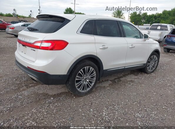 2LMPJ6LP9GBL42403 2016 LINCOLN MKX White Հետևի աջ