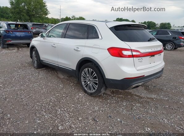 2LMPJ6LP9GBL42403 2016 LINCOLN MKX White Հետևի ձախ